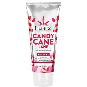 ❤️HEMPZ HAND CREAM CANDY CANE LANE LOTION MOISTURIZER - SEALED - UNOPENED